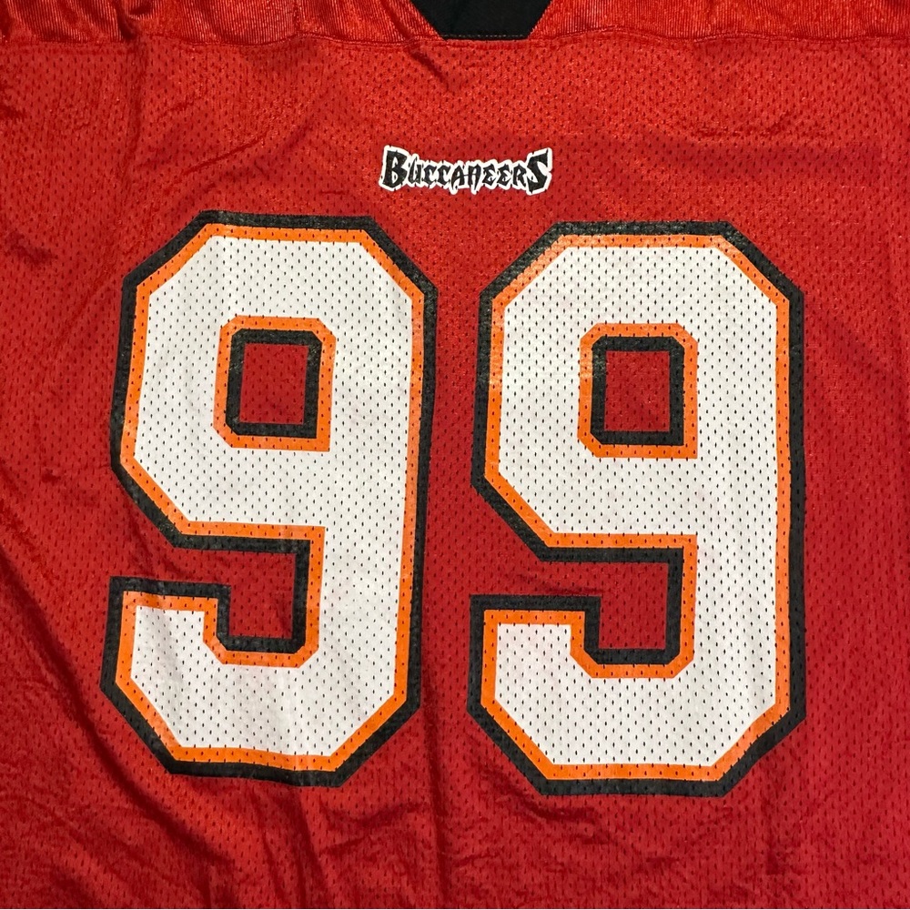 VTG Reebok NFL Equipment Tampa Bay Buccaneers Warren Sapp Jersey Men's Size XL - Picture 4 of 13